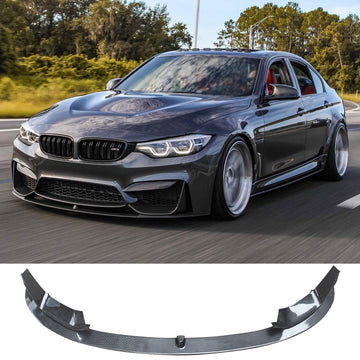 For 2015-2020 BMW F80 M3 F82 F83 M4 Performance Front Bumper Lip Splitter Carbon Fibre Look